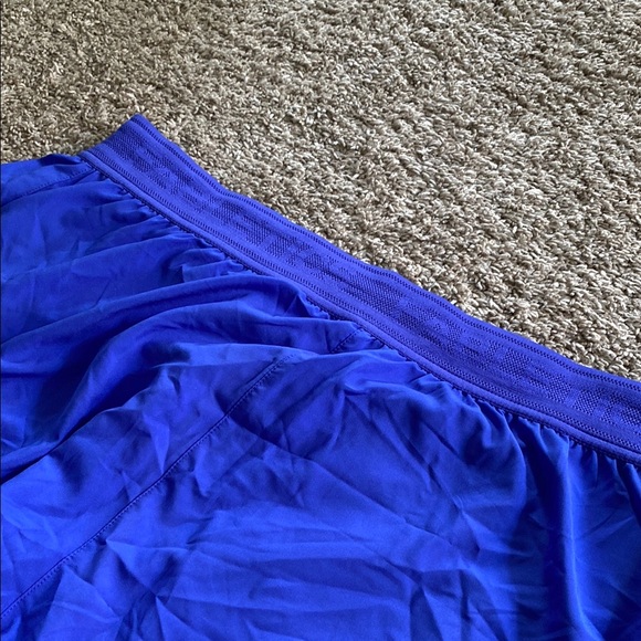 Blue and Orange Athletic Shorts - Picture 2 of 4